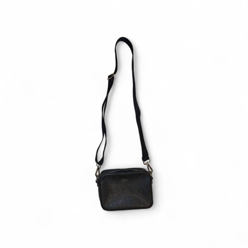 Furla Camera Bag Limited Edition Leather with Unbranded Crossbody Guitar Strap - Picture 2 of 3